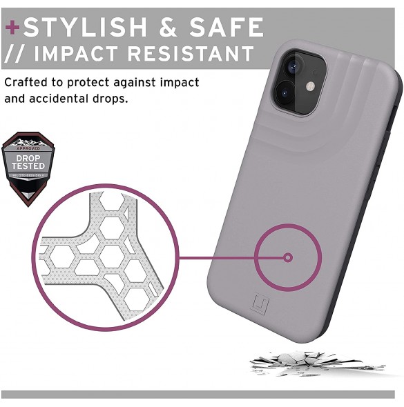 U by UAG iPhone 12 Mini, U Anchor Cover, Ljusgrå (11234M313030)