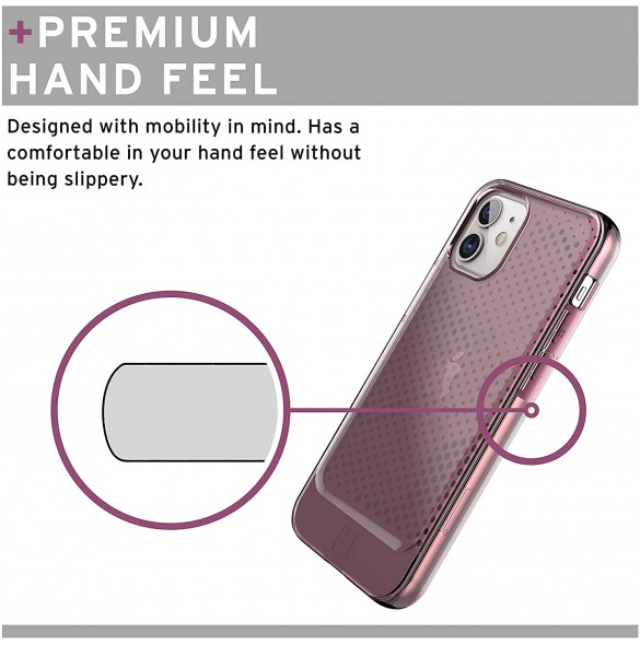 U by UAG iPhone 12 Mini, U Lucent Cover, Dusty Rose (11234N314848)