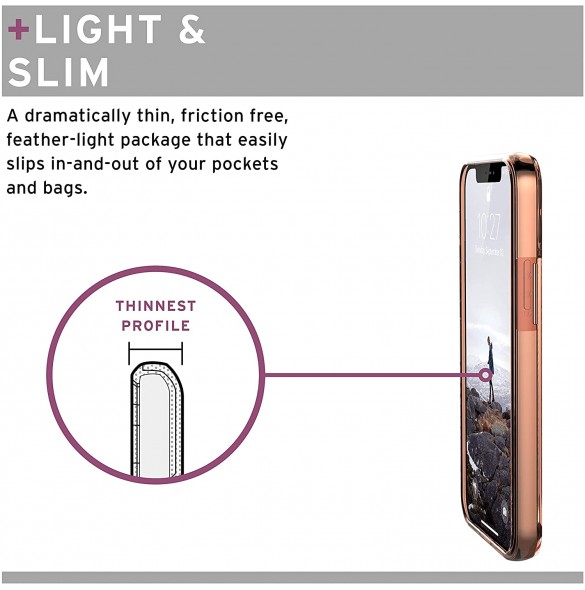 U by UAG iPhone 12 Mini, U Lucent Cover, Orange (11234N319797)