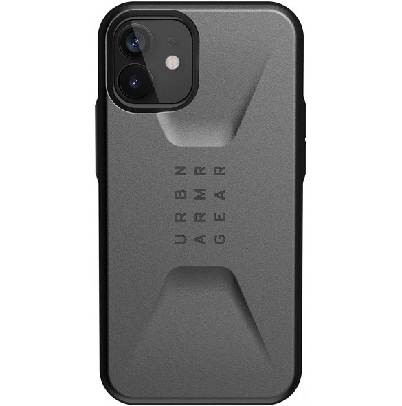 UAG iPhone 12 Mini, Civilian Cover, Silver (11234D113333)