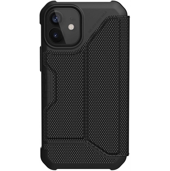 UAG iPhone 12 Mini, Metropolis Wallet, Kevlar Svart (112346113940)