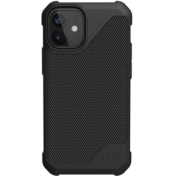 UAG iPhone 12 Mini Metropolis Cover PU - Kevlar Svart (11234O113940)