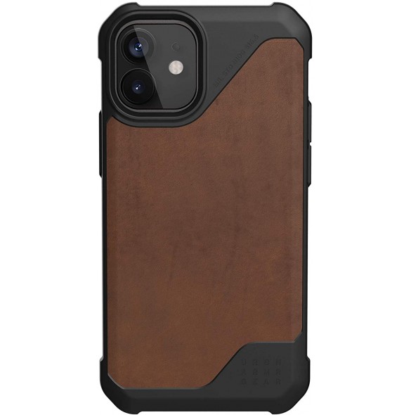 UAG iPhone 12 Mini Metropolis Cover PU - Läder Brun (11234O118380)