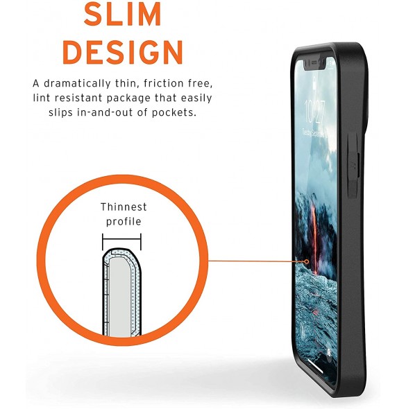 UAG iPhone 12 Mini Outback Biodg. Cover - Svart (112345114040)