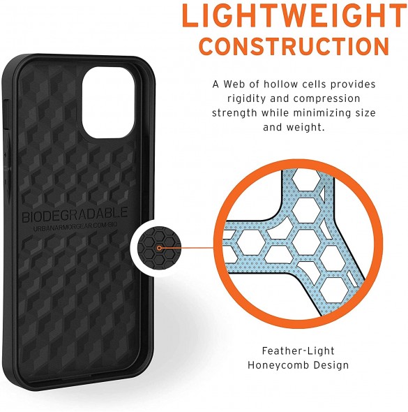 UAG iPhone 12 Mini Outback Biodg. Cover - Svart (112345114040)