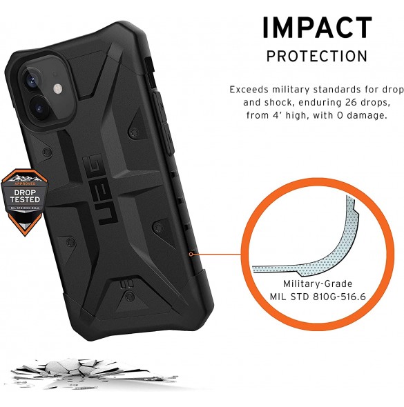 UAG iPhone 12 Mini Pathfinder Cover - Svart (112347114040)