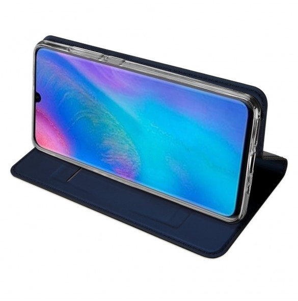 Blå och väldigt snyggt skydd för Huawei P30 Lite.