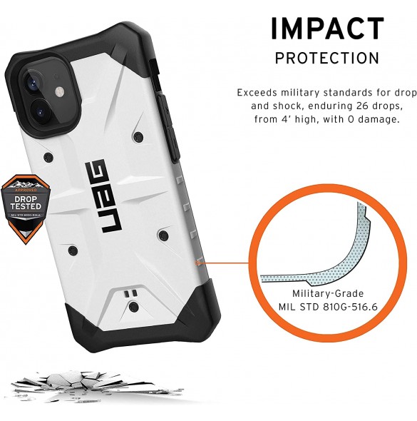 UAG iPhone 12 Mini Pathfinder Cover - Vit (112347114141)