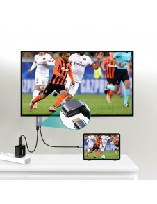 Kontakter: HDMI 2.0 4K @ 60Hz, USB Typ C 3.1 (Thunderbolt 3) PD 60W