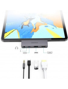 Utgång: HDMI (4K UHD @ 60Hz), 3,5 mm minijack, USB Type C 60W PD, USB 2.0