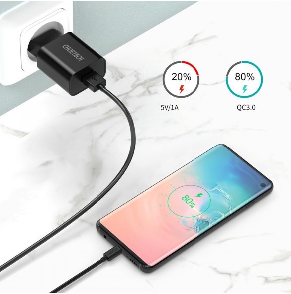 1 x Choetech 18W väggladdare