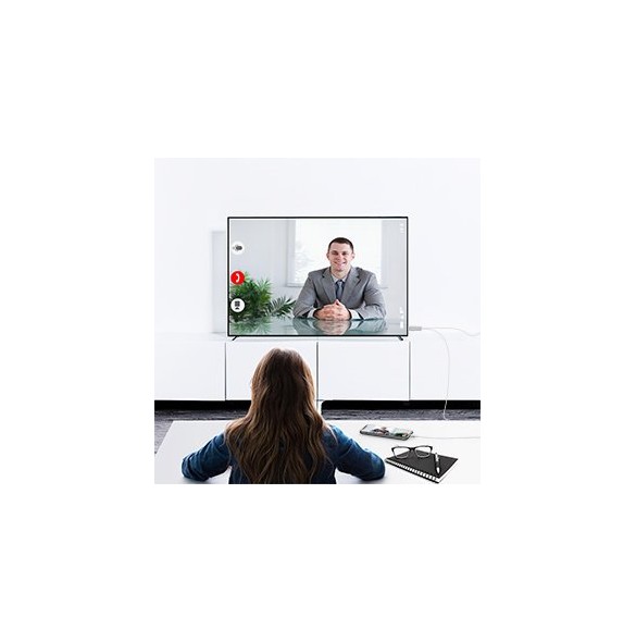 Choetech USB-videokabel Lightning till HDMI-adapter för TV-skärm 1,8 m - Vit (LH0020)