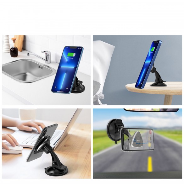 Satsens innehåll: 1x handtag, 1x rund metallplatta, 1x rektangulär metallplatta