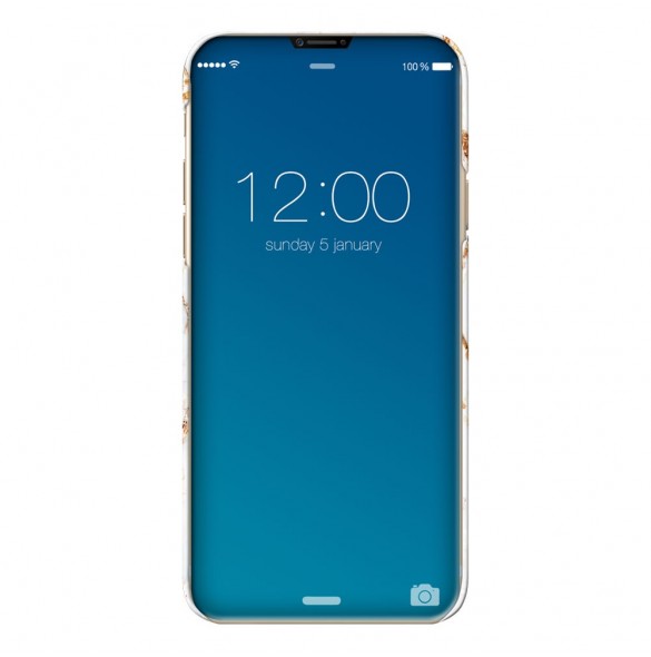 Ideal Fashion Case till iPhone X, iPhone XS - Carrara Gold