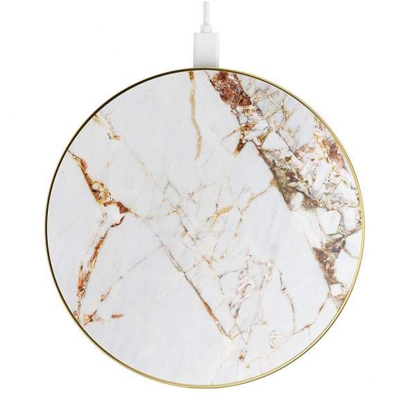 Ideal Of Sweden Fashion QI Charger Trådlös Laddare - Carrara Guld