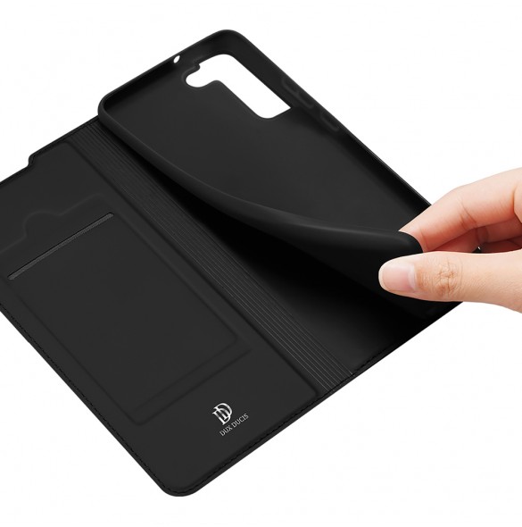 Svart och väldigt stilrent skal till Samsung Galaxy S22 Plus 5G.