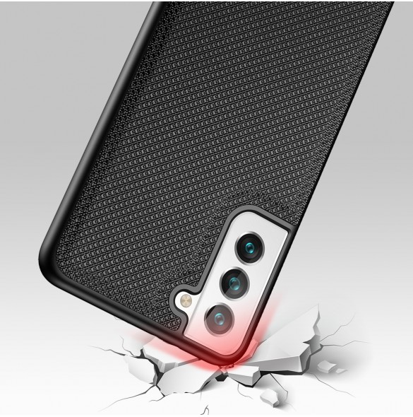 Svart och väldigt stilrent skal till Samsung Galaxy S22.