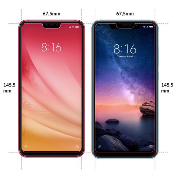 Din Xiaomi Mi 8 Lite / Redmi Note 6 Pro skyddas av detta stora glas.