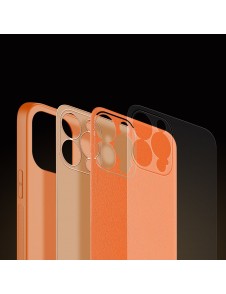 Apelsin och väldigt stilrent skal till iPhone 13 Pro.