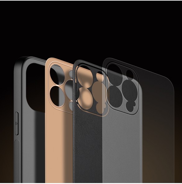 Svart och väldigt stilrent skal till iPhone 13 Pro.