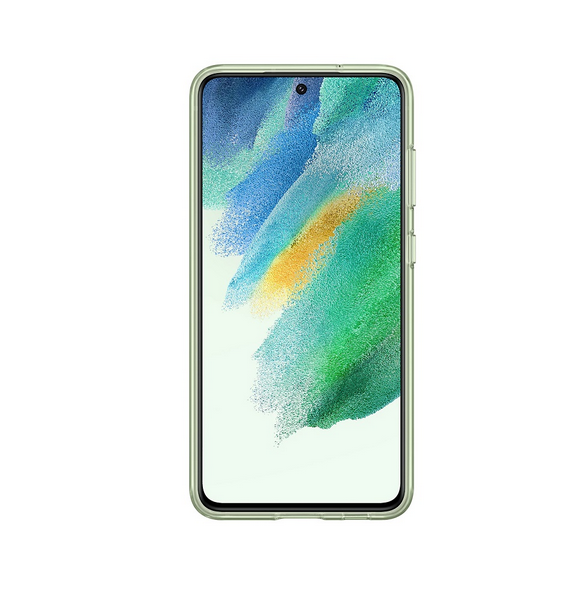 Olivgrönt och väldigt stilrent skal till Samsung Galaxy S21 FE.