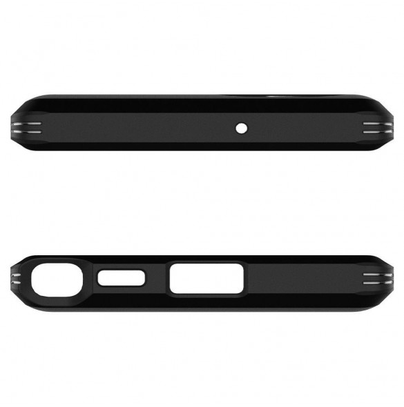 Svart och väldigt stilrent skal till Samsung Galaxy S22 Ultra.