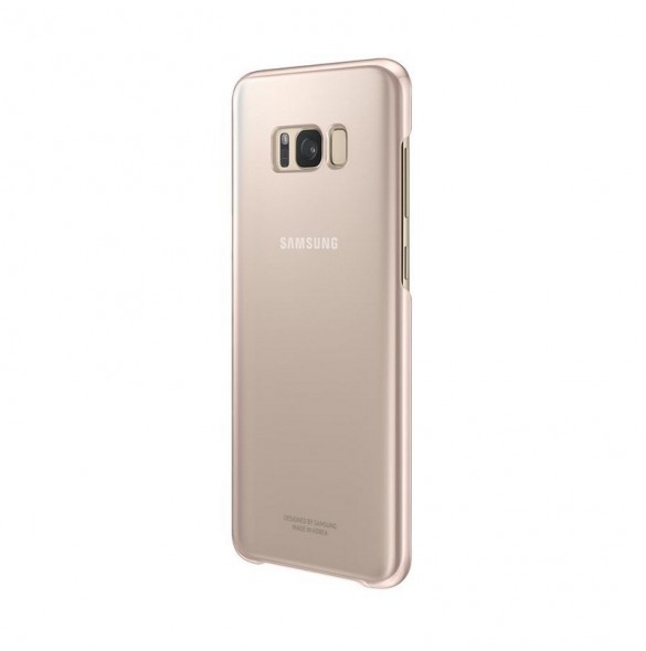 Samsung EF-QG955CPE Clear Cover Till G955 Galaxy S8 Plus (EU Blister)- Pink