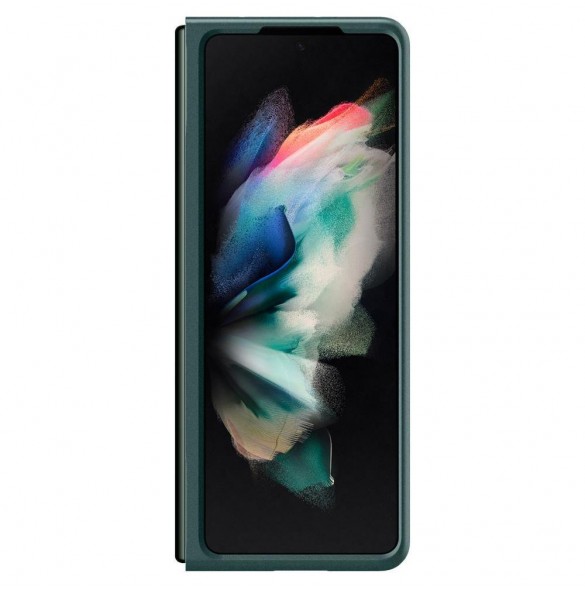 Grönt och väldigt stilrent skal till Samsung Galaxy Z Fold 3.