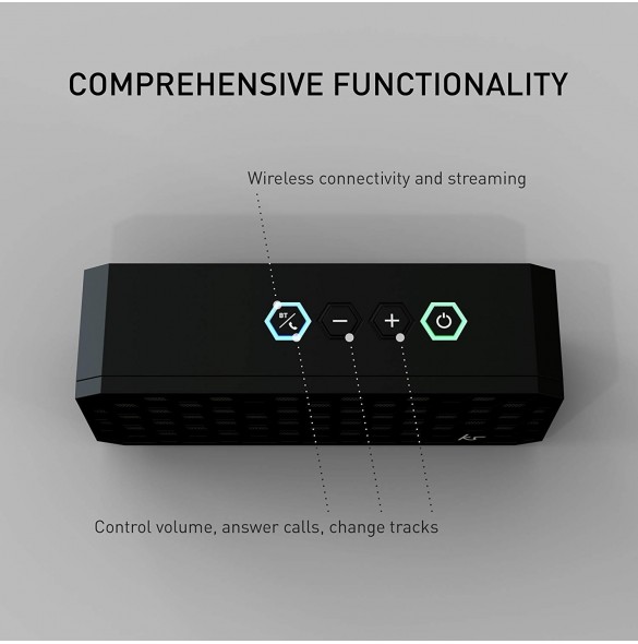 KitSound Hive2 Trådlös Bluetooth Högtalare - Svart