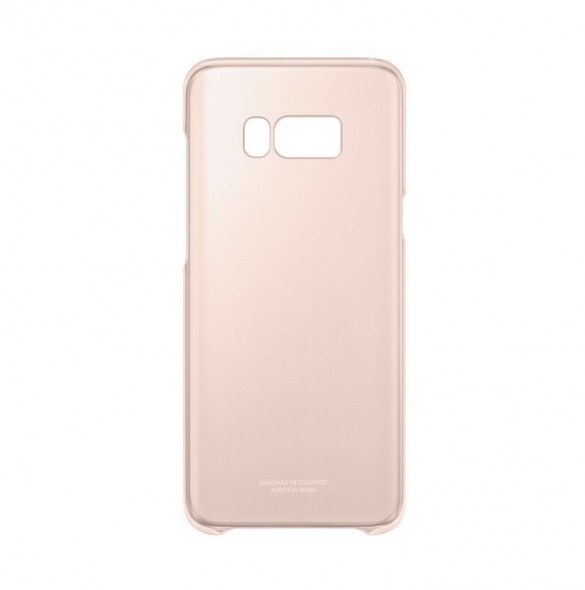 Samsung EF-QG955CPE Clear Cover Till G955 Galaxy S8 Plus (EU Blister)- Pink
