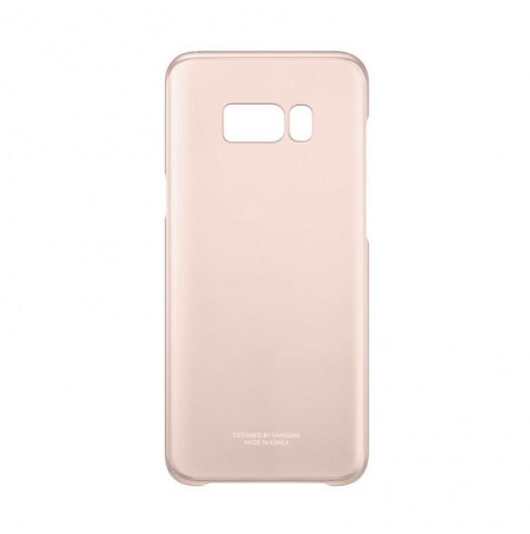 Samsung EF-QG955CPE Clear Cover Till G955 Galaxy S8 Plus (EU Blister)- Pink