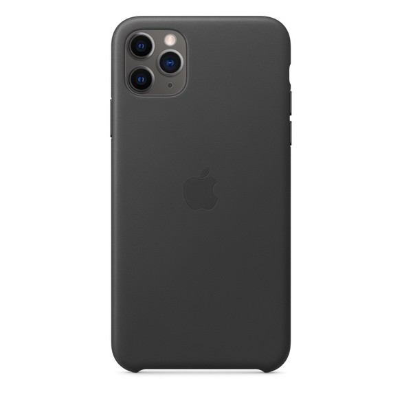 Apple MX0E2ZM/A Läderskal till iPhone 11 Pro Max - Svart