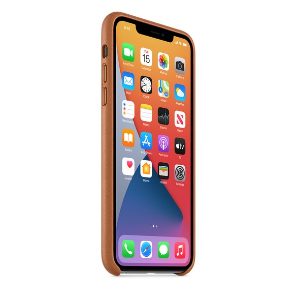 Apple MX0D2ZM/A Läderskal till iPhone 11 Pro Max - Brun