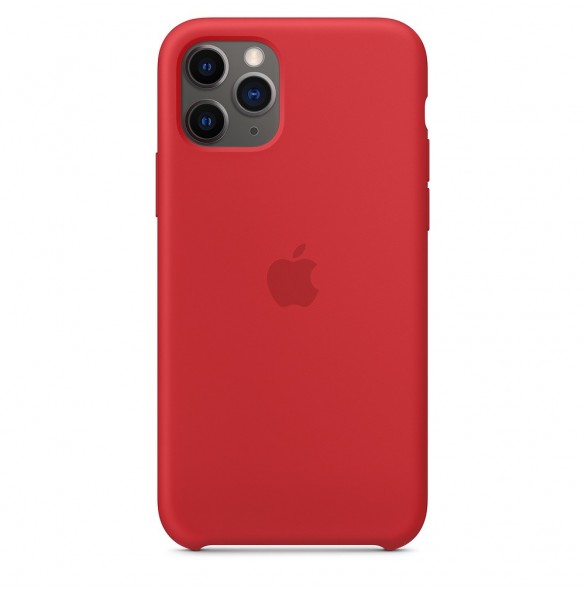 Apple MWYH2ZM/A Silikon Skal till iPhone 11 Pro - Röd