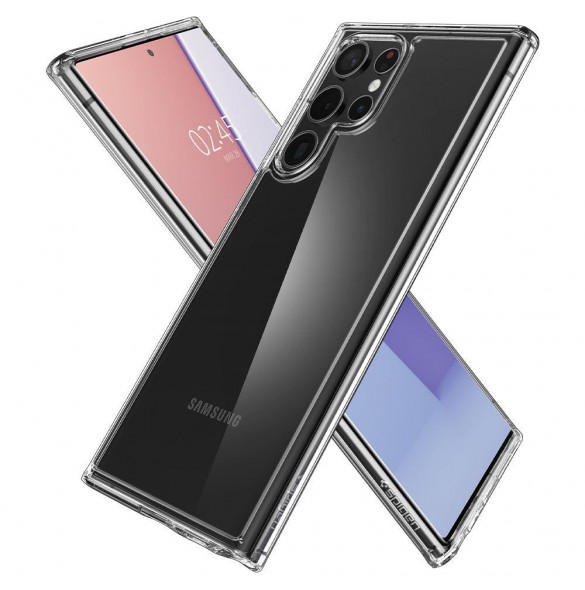 Kristallklart och väldigt stilrent skal till Samsung Galaxy S22 Ultra.