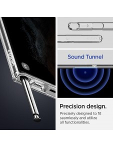 Med detta fodral kommer du att vara lugn för Samsung Galaxy S22 Ultra och väldigt snyggt skydd från Spigen.