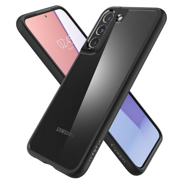 Mattsvart och väldigt stilrent skal till Samsung Galaxy S22.