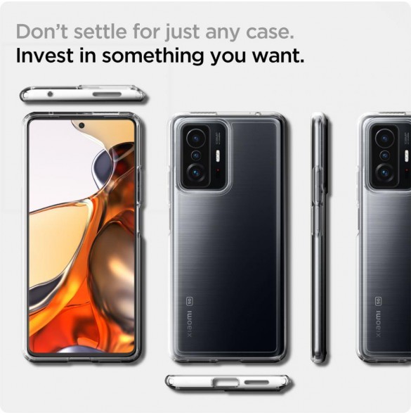 Kristallklart och väldigt stilrent skal till Xiaomi 11T 5G / 11T Pro 5G.