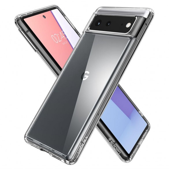 Google Pixel 6 och väldigt snyggt skydd från Spigen.