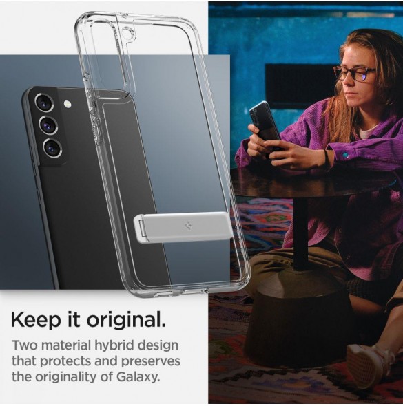 Med detta fodral kommer du att vara lugn för Samsung Galaxy S22 Plus och väldigt snyggt skydd från Spigen.