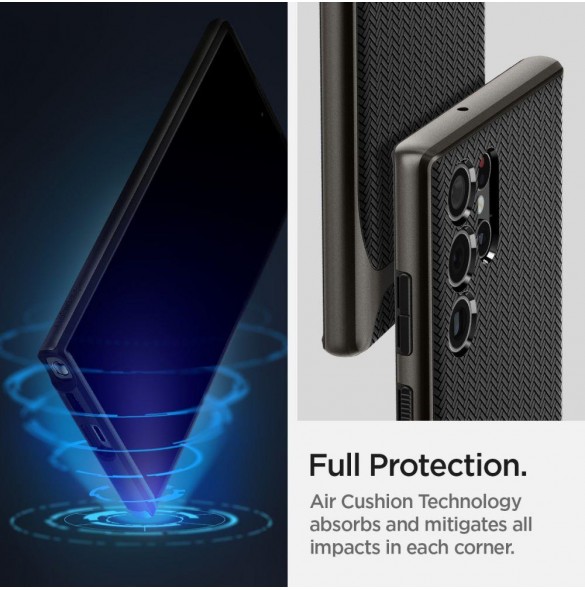 Ett snyggt skal till Samsung Galaxy S22 Ultra i kvalitativt material.