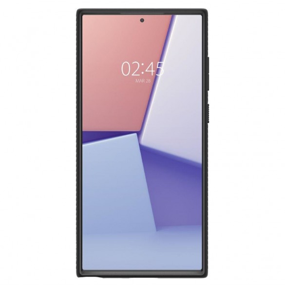 Mattsvart och väldigt stilrent skal till Samsung Galaxy S22 Ultra.