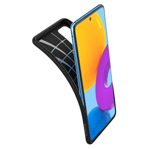 Mattsvart och väldigt stilrent skal till Samsung Galaxy M52 5G.