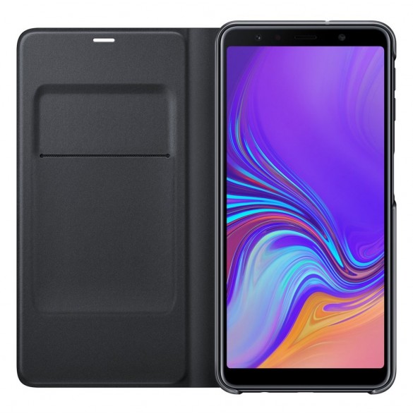 Svart och väldigt snyggt skydd till Samsung Galaxy A7 2018 A750.
