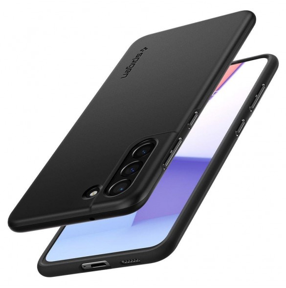 Svart och väldigt stilrent skal till Samsung Galaxy S21 FE.