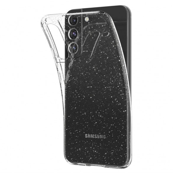 Glitterkristall och väldigt stilrent skal till Samsung Galaxy S22 Plus.