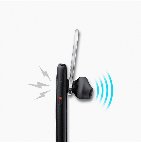 En elegant headset för telefon i vackert material.