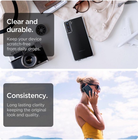 Ett snyggt skal till Samsung Galaxy S21 FE i kvalitativt material.