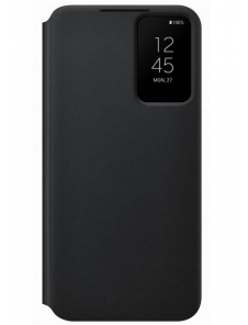 Svart och väldigt stilrent skal Samsung Galaxy S22 Plus.