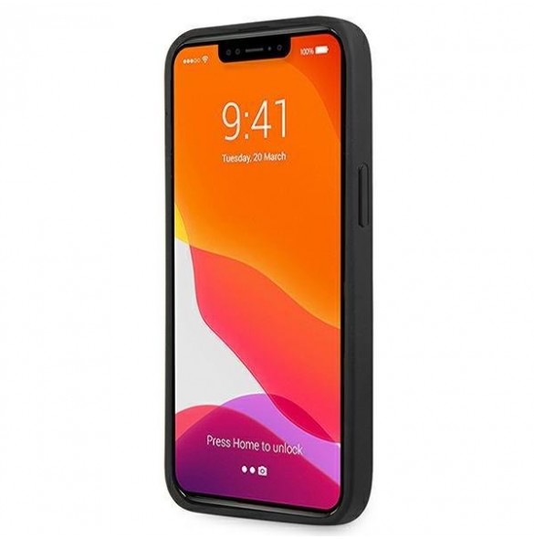 Karl Lagerfeld KLHCP13LPCUSKCBK iPhone 13 Pro PU-läderväska - Svart